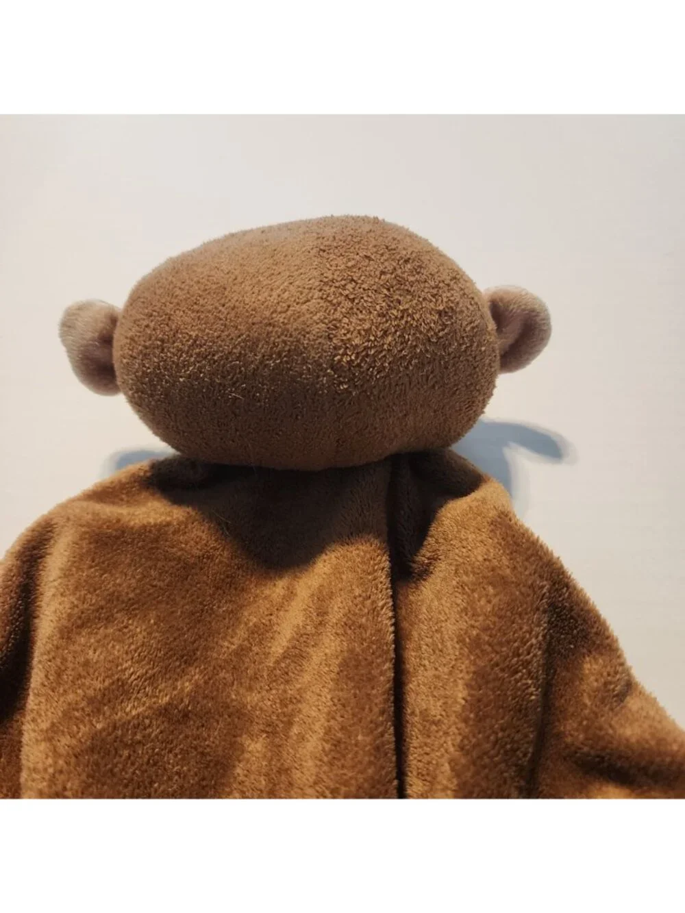Angel Dear brown monkey oversized large plush lovey security blanket napping